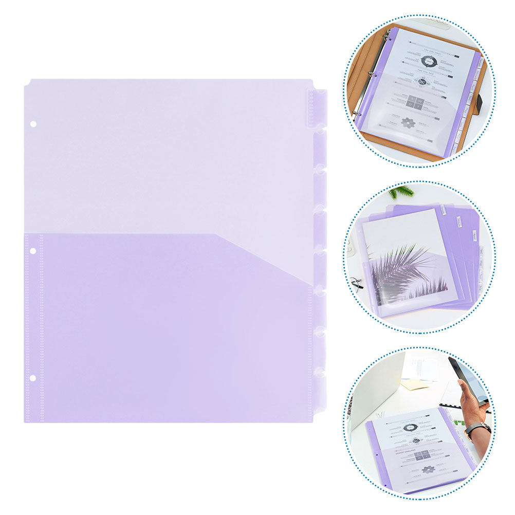Tab Divider A4 - A4 플라스틱 바인더 디바이더 2세트, 3홀