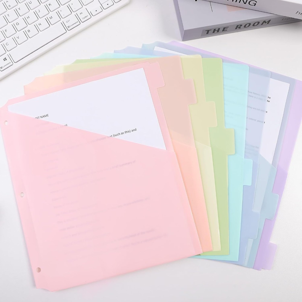 8개입 A4 파스텔 바인더 디바이더 8탭 디바이더 3링 - Tab Divider A4 리뷰 및 가격