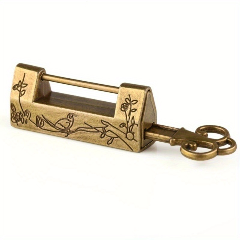 2세트 중국 빈티지 앤티크 자물쇠 옛날 스타일 자물쇠와 - Letter Opener Brass 리뷰 및 가격