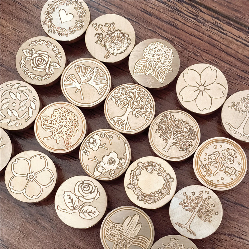 왁스 인감 스탬프 헤드 꽃 스탬프 왁스 인감 왁스 스탬 - Wax Seal Stamp Set 리뷰 및 가격