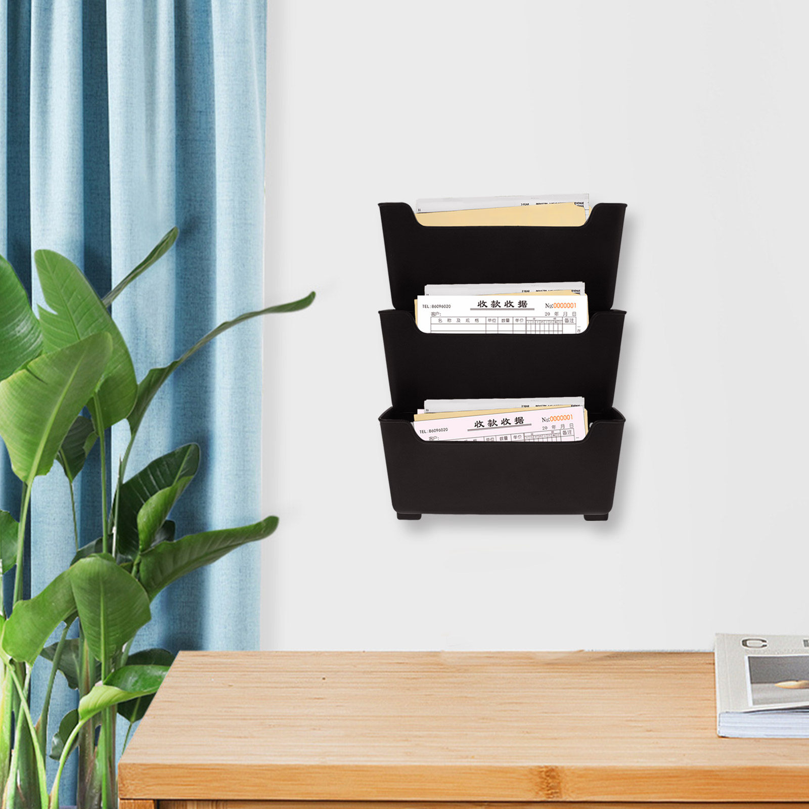 1세트 벽걸이 파일 정리함 투명 벽걸이 랙 종이 문서  - Magazine Holder Rack 리뷰 및 가격