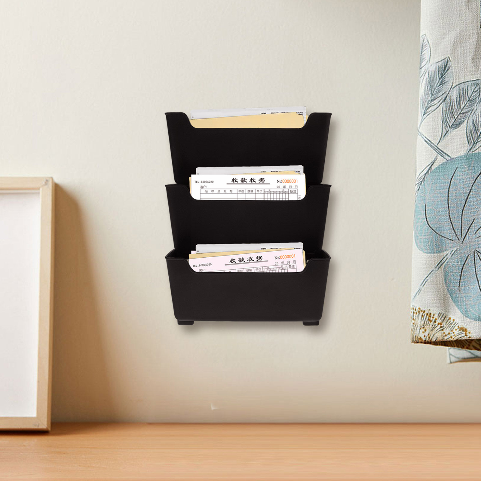 1세트 벽걸이 파일 정리함 투명 벽걸이 랙 종이 문서  - Magazine Holder Rack 리뷰 및 가격