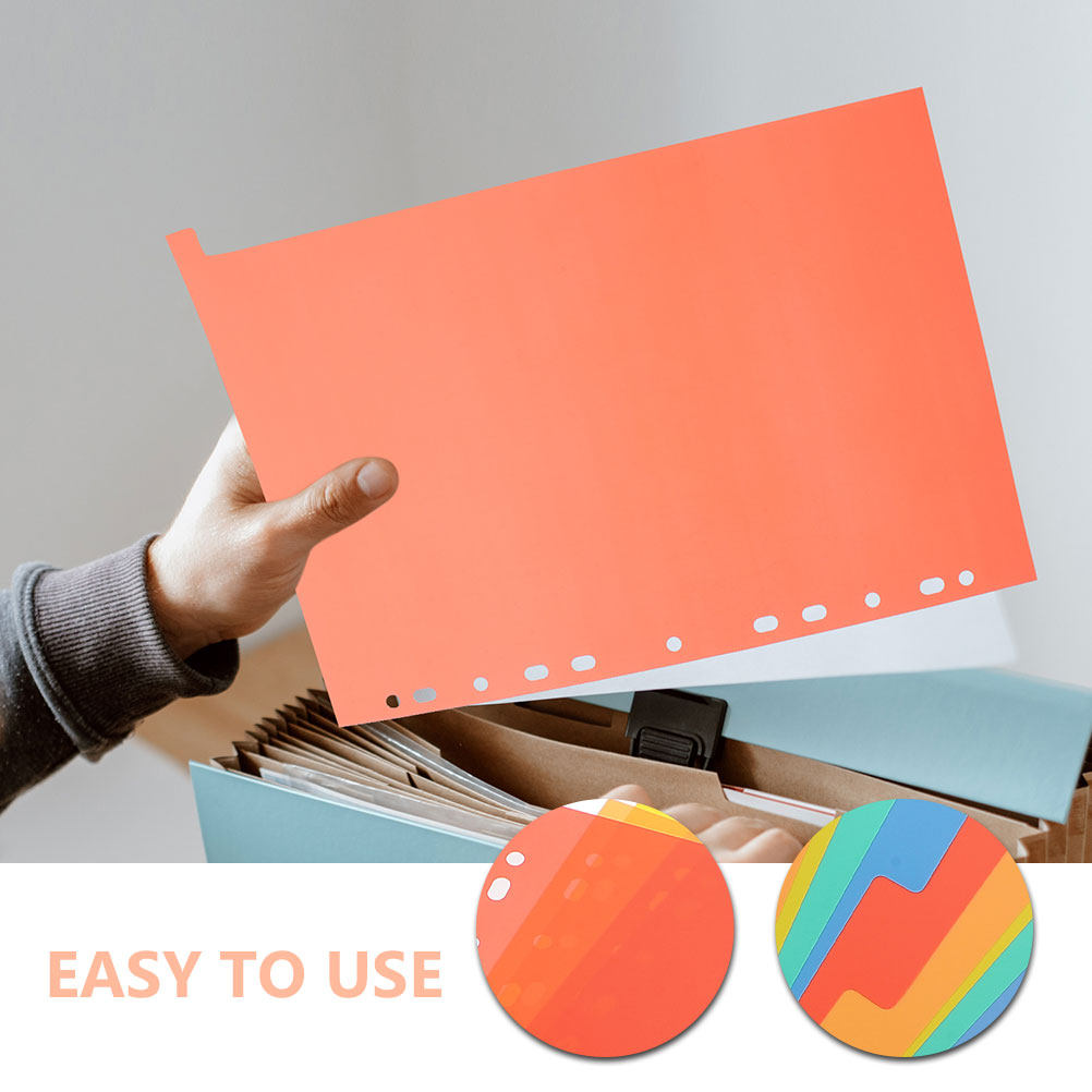 A4 루즈리프 노트북, 저널, 플래너, 정리함, 인덱스 - Tab Divider A4 리뷰 및 가격