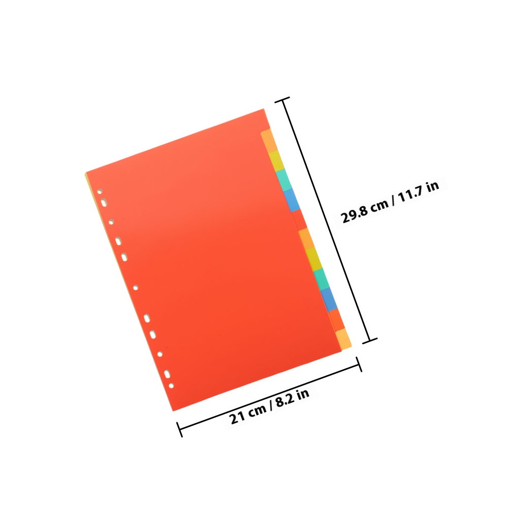 A4 루즈리프 노트북, 저널, 플래너, 정리함, 인덱스 - Tab Divider A4 리뷰 및 가격